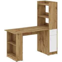 Masa de birou Пехотин Stilus (Tahoe Oak/White) Thumb