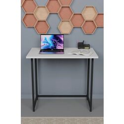 Masa plianta de birou Prestige 50x80x72 Foldable (White/Black) Thumb