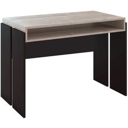 Masa de birou Prospero Rumba (Platinum Grange Oak/Black)