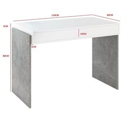 Masa de birou Prospero Zahara (Black/Colonial Grange Oak) Thumb