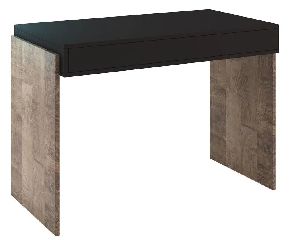 Masa de birou Prospero Zahara (Black/Colonial Grange Oak)