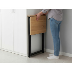 Masa pliabila Ruhhy 26116 (Black/Natural) Thumb