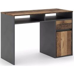 Masa de birou Signal B-012 (Old Wood/ Matera Dark Grey) Thumb