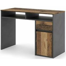 Masa de birou Signal B-012 (Old Wood/ Matera Dark Grey) Thumb