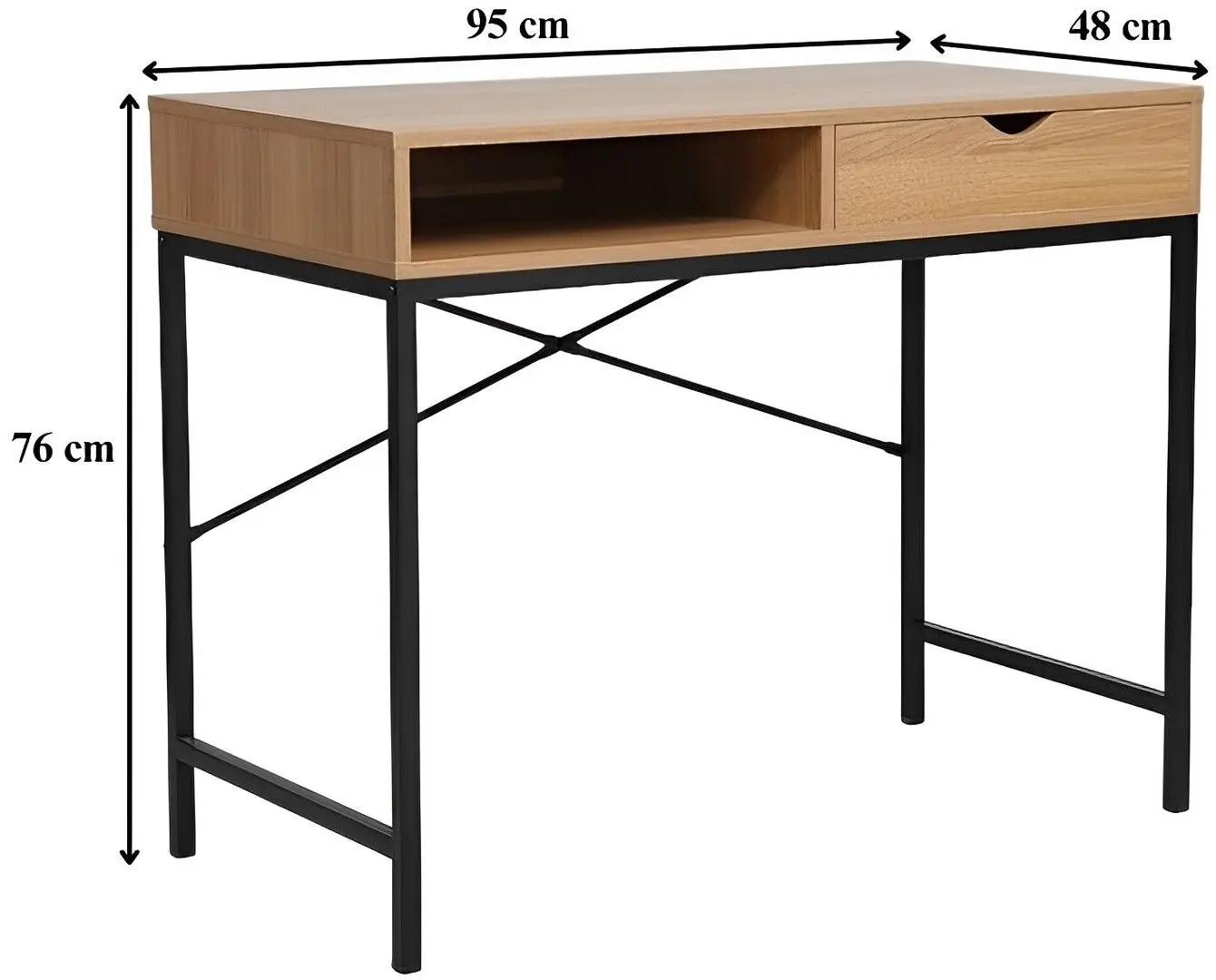 Письменный стол Signal B-027 (Oak/Black)