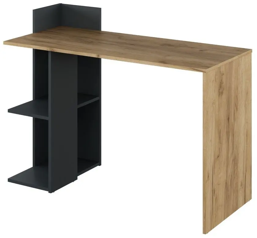 Письменный стол Tempo Kondela Andreo (Artisan Oak/Graphite) - 4