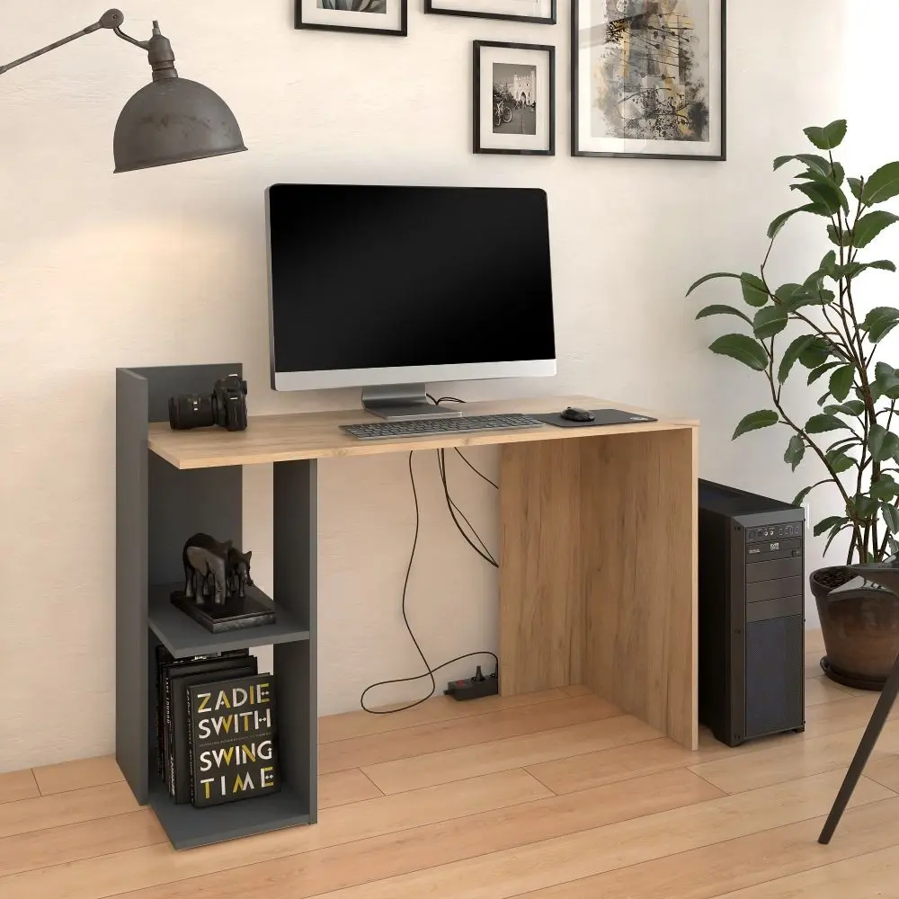 Письменный стол Tempo Kondela Andreo (Artisan Oak/Graphite)