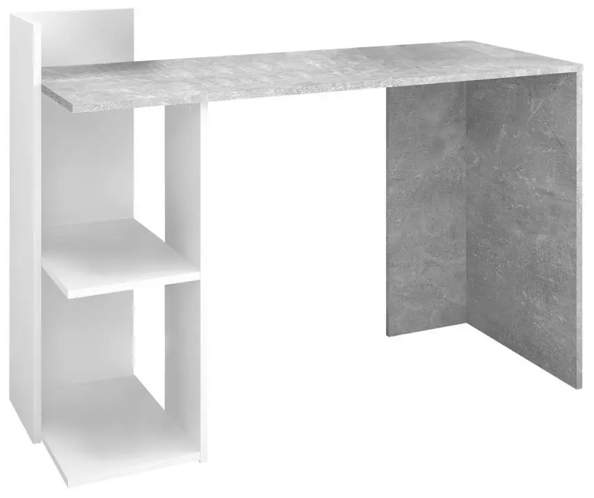 Письменный стол Tempo Kondela Andreo (Concrete/White)