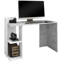 Письменный стол Tempo Kondela Andreo (Concrete/White) Thumb