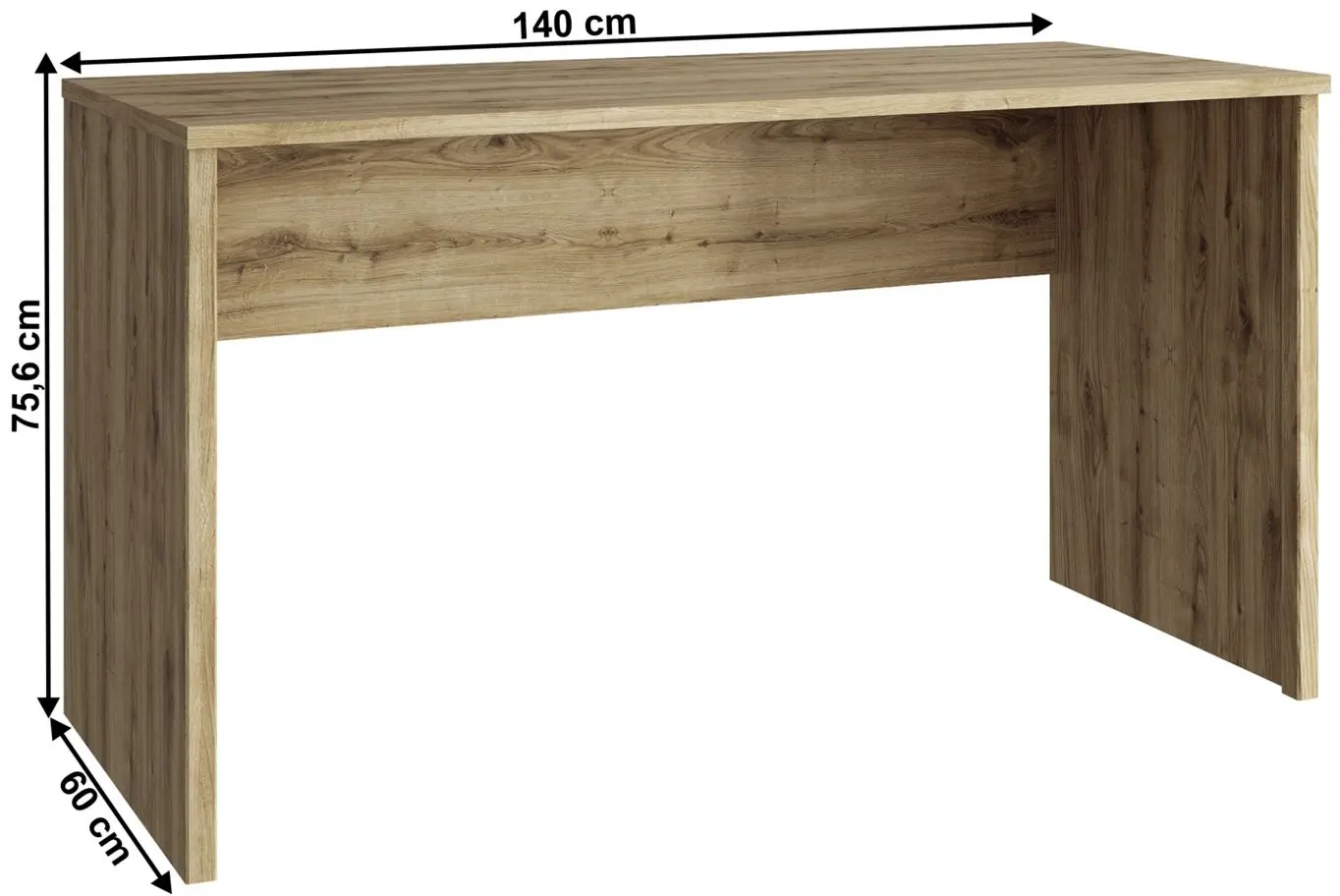 Письменный стол Tempo Kondela Dorsi 140 (Navarra Oak)