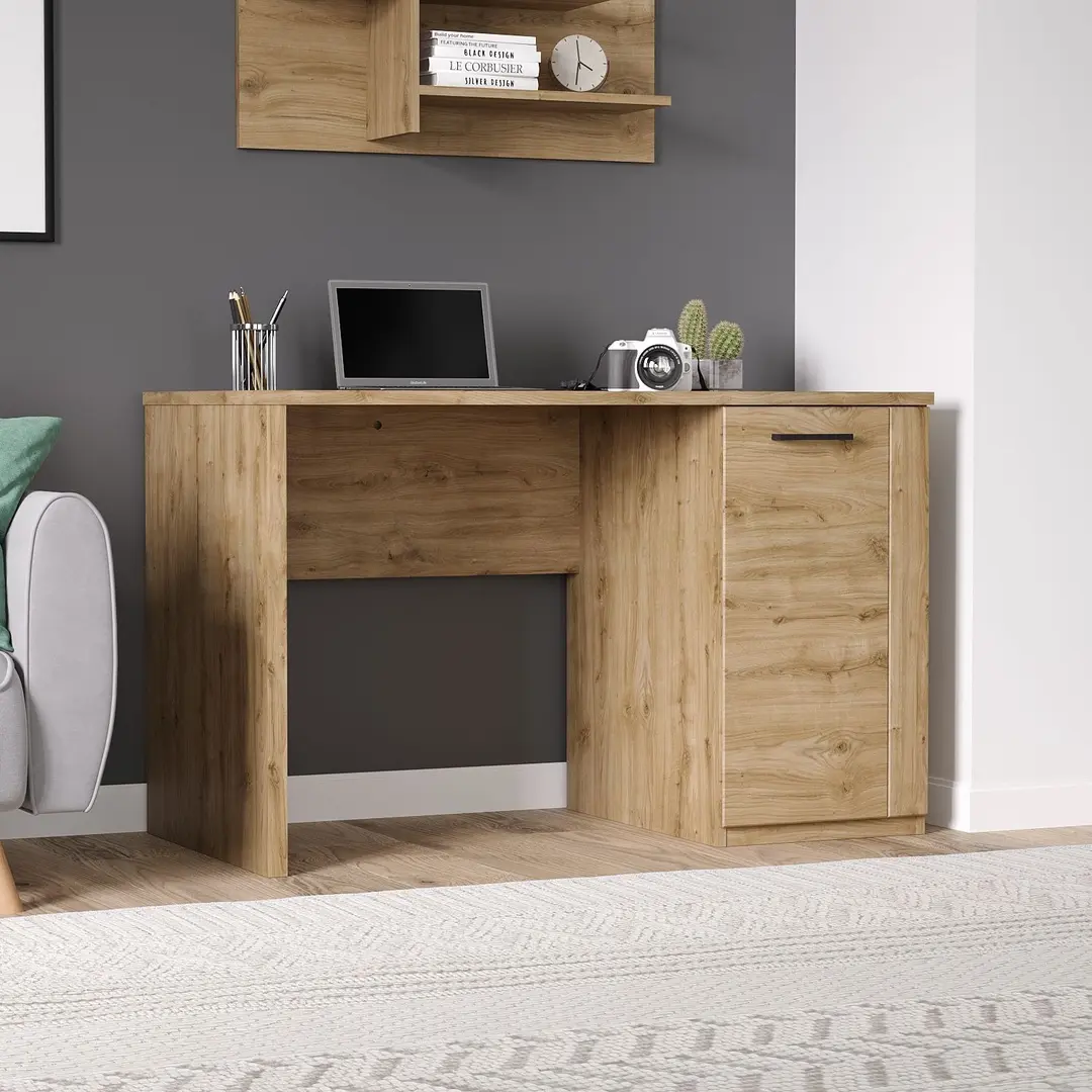 Masa de birou Tempo Kondela Dorsi 1D 120x60 (Navarre Oak)