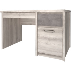 Masa de birou Tempo Kondela Jesi New 1D2S (Nairobi Chestnut/Onyx) Thumb