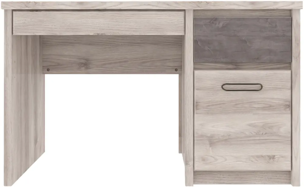 Masa de birou Tempo Kondela Jesi New 1D2S (Nairobi Chestnut/Onyx)