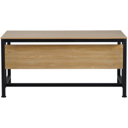 Masa de birou Tempo Kondela Kilis New 120x80 (Oak/Black) Thumb