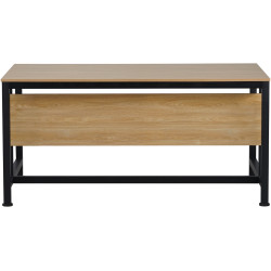 Masa de birou Tempo Kondela Kilis New 150x80 (Oak/Black) Thumb