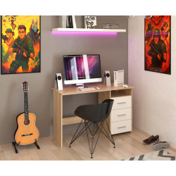 Masa de birou Tempo Kondela Laristote New (Sonoma Oak/White)