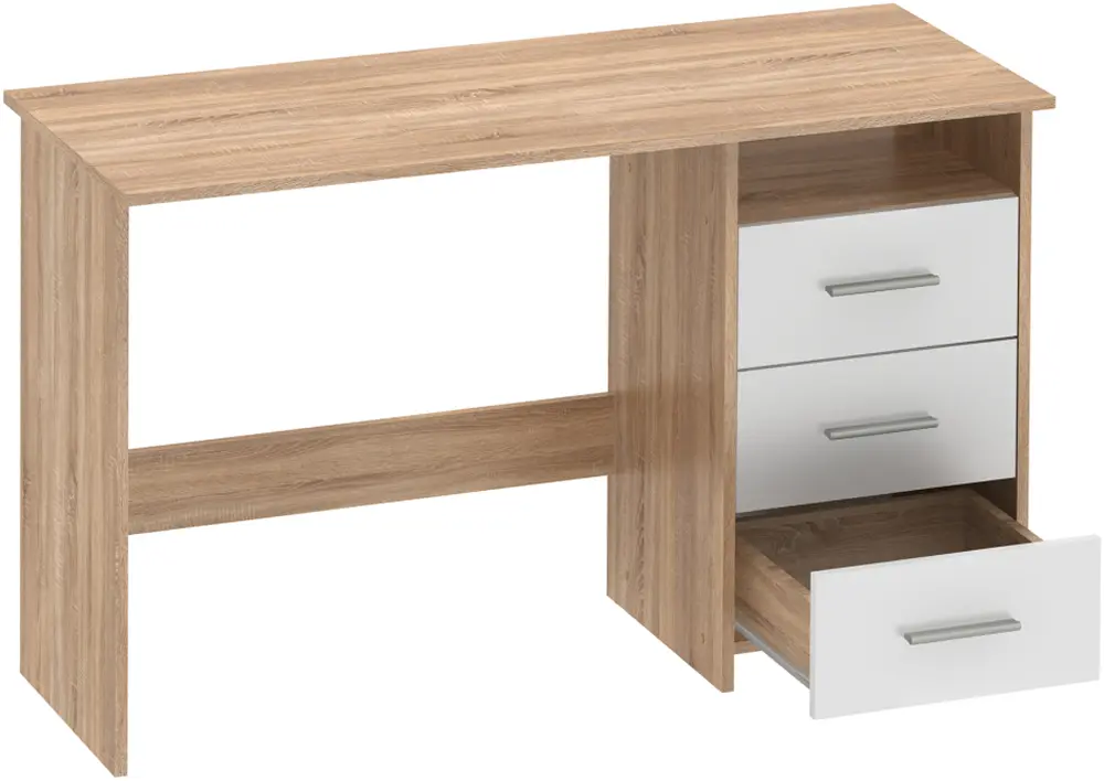 Masa de birou Tempo Kondela Laristote New (Sonoma Oak/White)