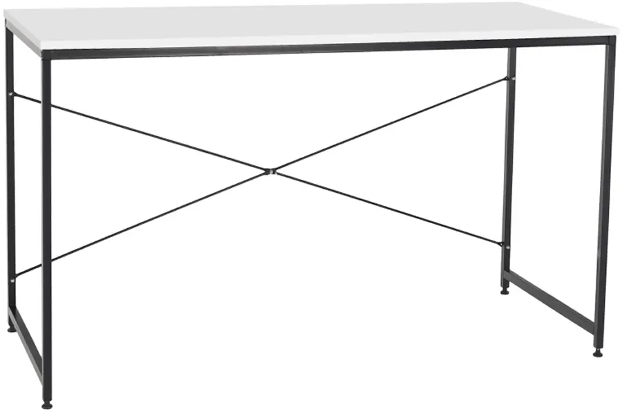 Masa de birou Tempo Kondela Mellora 120x60 (White/Black)