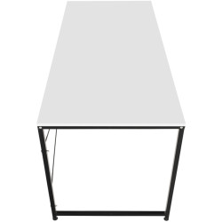 Masa de birou Tempo Kondela Mellora 120x60 (White/Black) Thumb