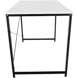Masa de birou Tempo Kondela Mellora 120x60 (White/Black) Thumb
