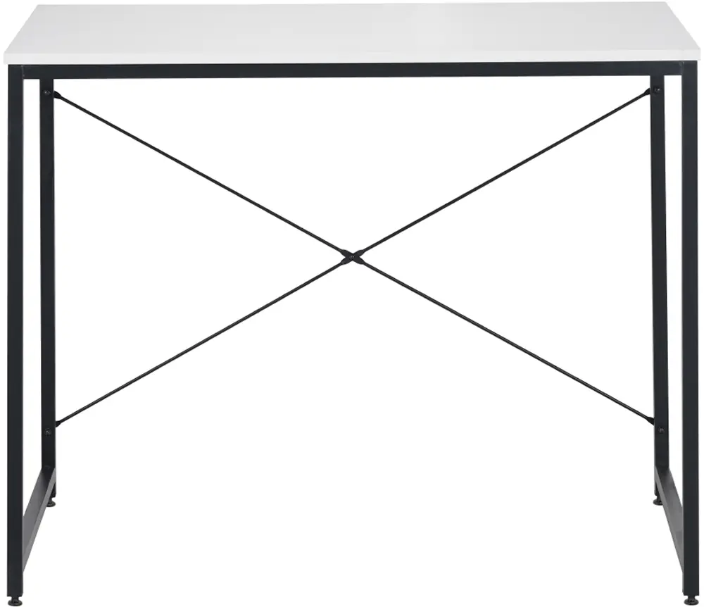 Письменный стол Tempo Kondela Mellora 90x60 (White/Black)