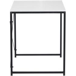 Письменный стол Tempo Kondela Mellora 90x60 (White/Black) Thumb