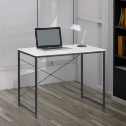 Masa de birou Tempo Kondela Mellora 90x60 (White/Black)