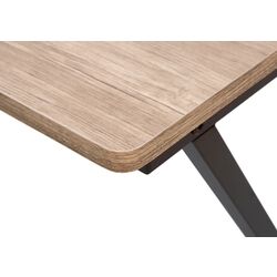 Masa de birou Tempo Kondela Ofis (Oak/Black) Thumb