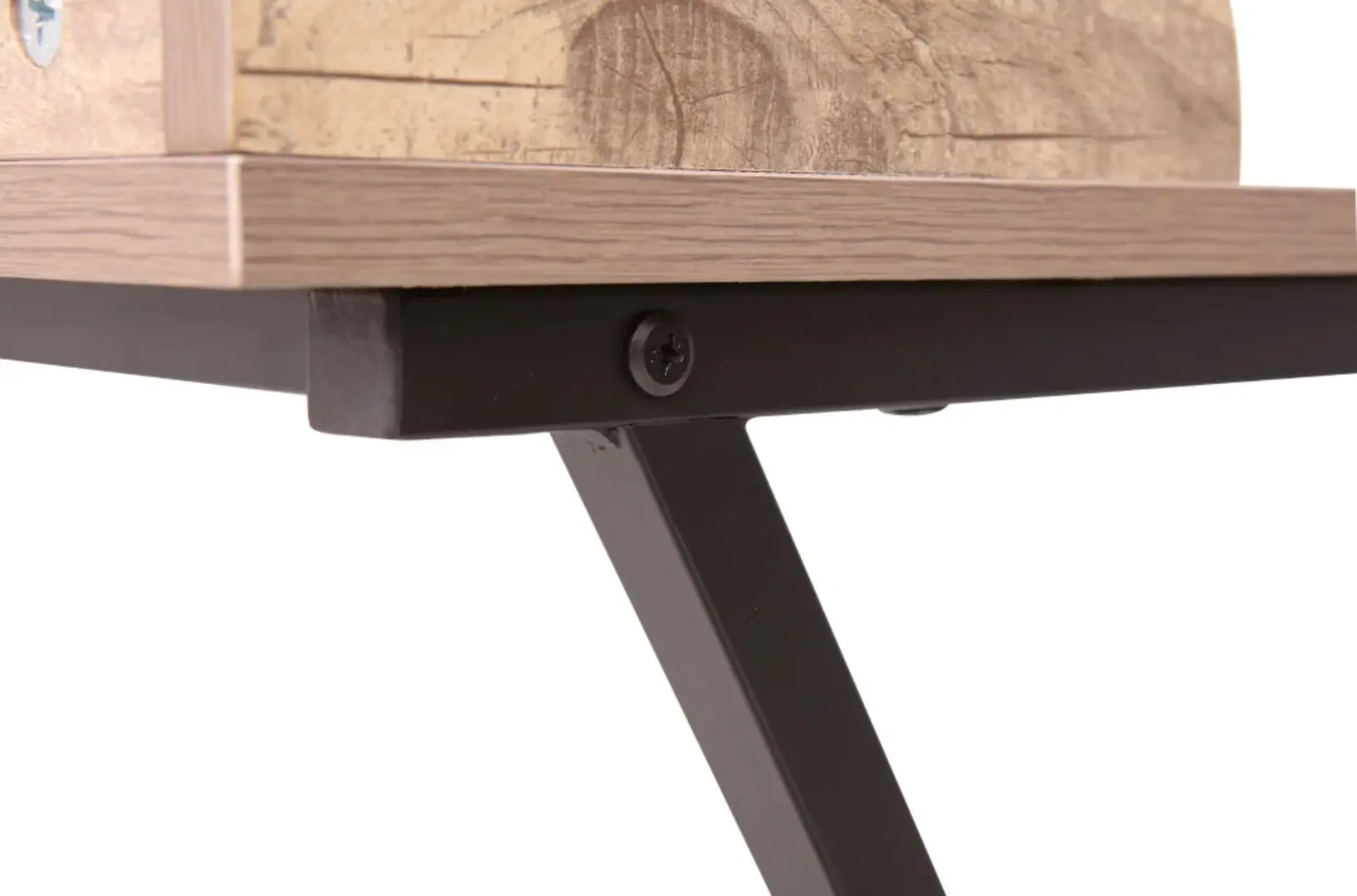 Masa de birou Tempo Kondela Ofis (Oak/Black)