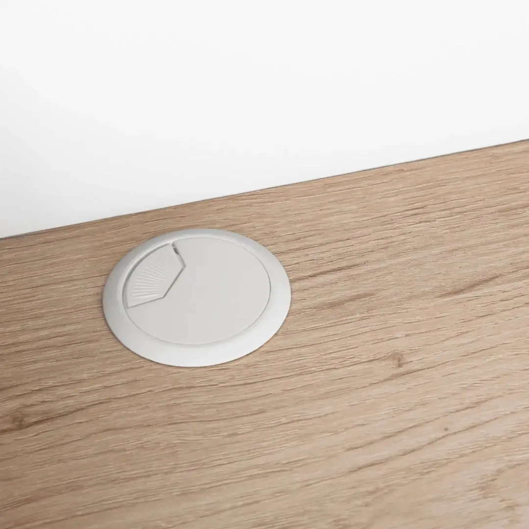 Masa de birou Tempo Kondela Psalmo (Light Oak/White)