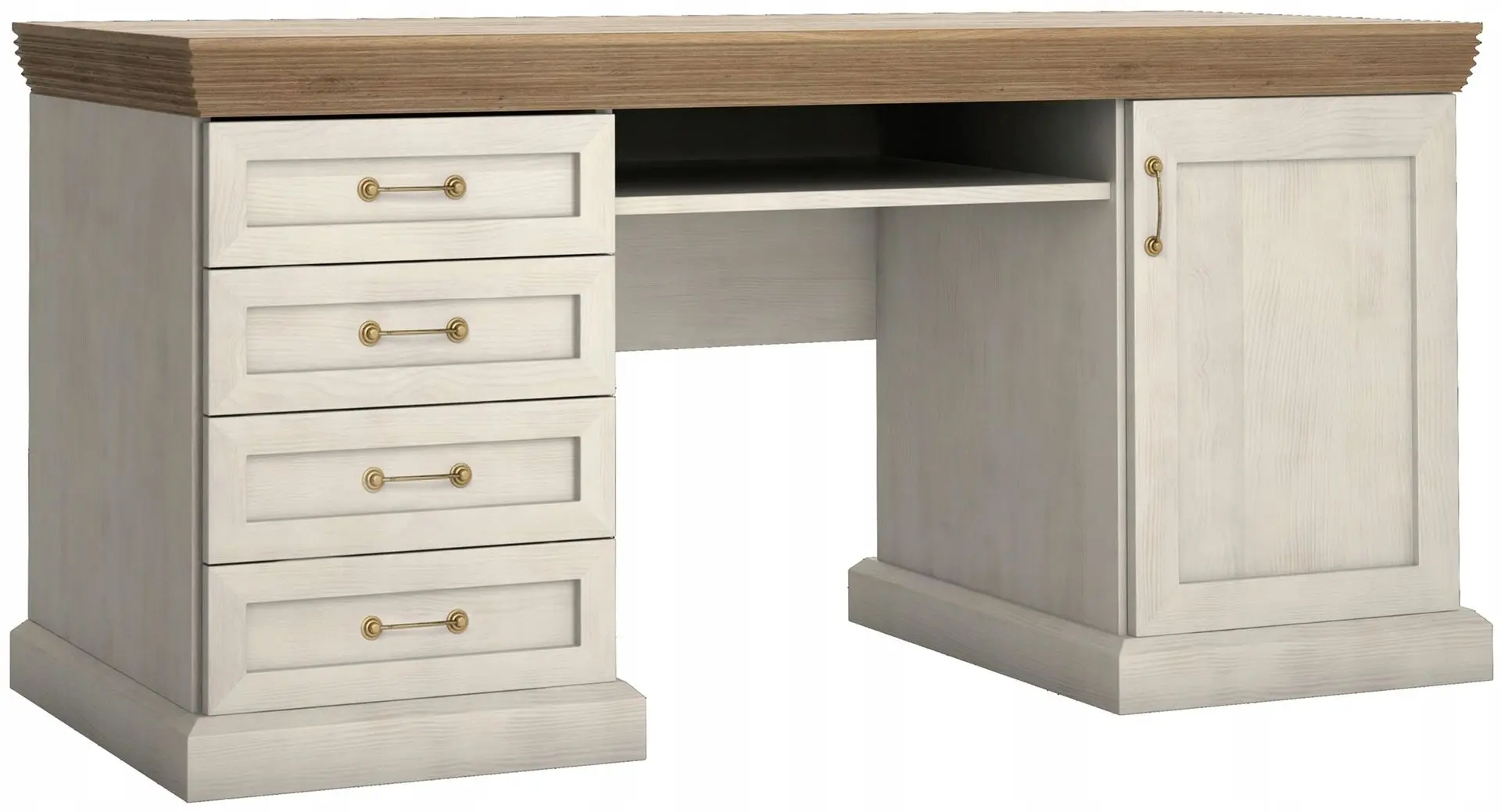 Masa de birou Tempo Kondela Royal B1 (Nordic Pine/Wild Oak)