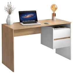 Masa de birou Tempo Kondela Tulio (Artisan Oak/White) Thumb