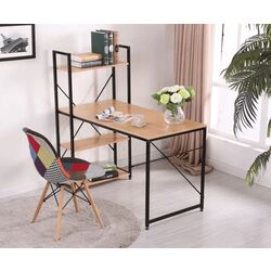 Письменный стол Tempo Kondela Viena (Black/Grandson Oak Gold) Thumb