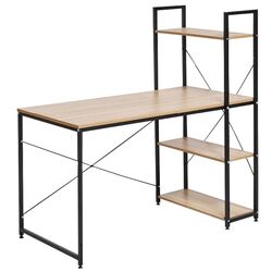 Письменный стол Tempo Kondela Viena (Black/Grandson Oak Gold)