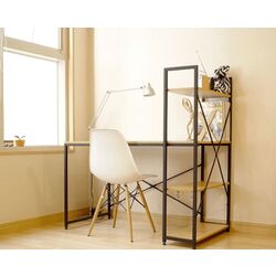 Письменный стол Tempo Kondela Viena (Black/Grandson Oak Gold) Thumb