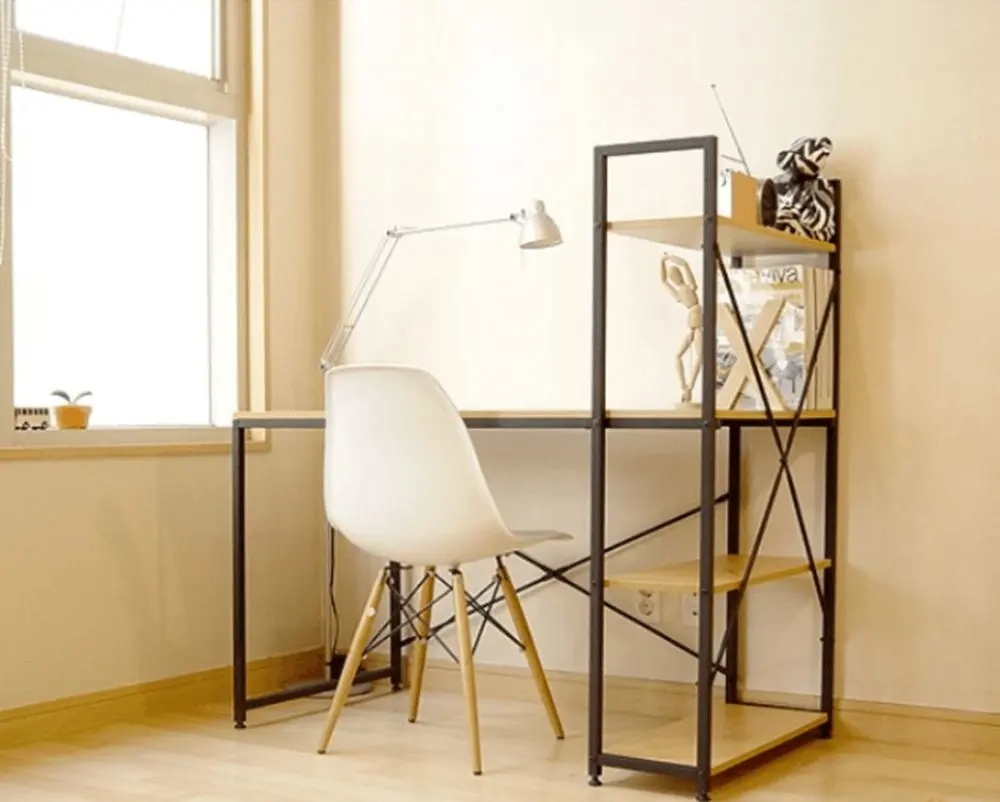 Письменный стол Tempo Kondela Viena (Black/Grandson Oak Gold)