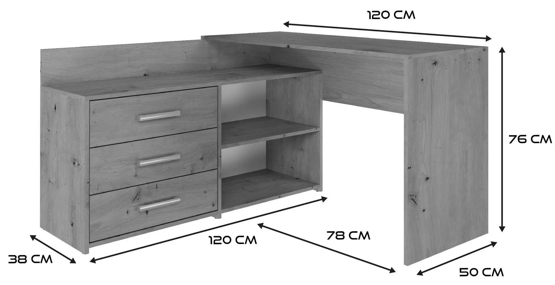 Masa de birou TopEshop Dany (Cashmere)