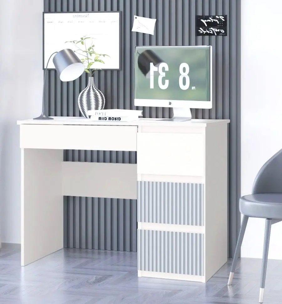 Masa de birou TopEshop Mijas Arteso Right (White/Blue)