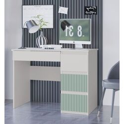 Masa de birou TopEshop Mijas Arteso Right (White/Mint)