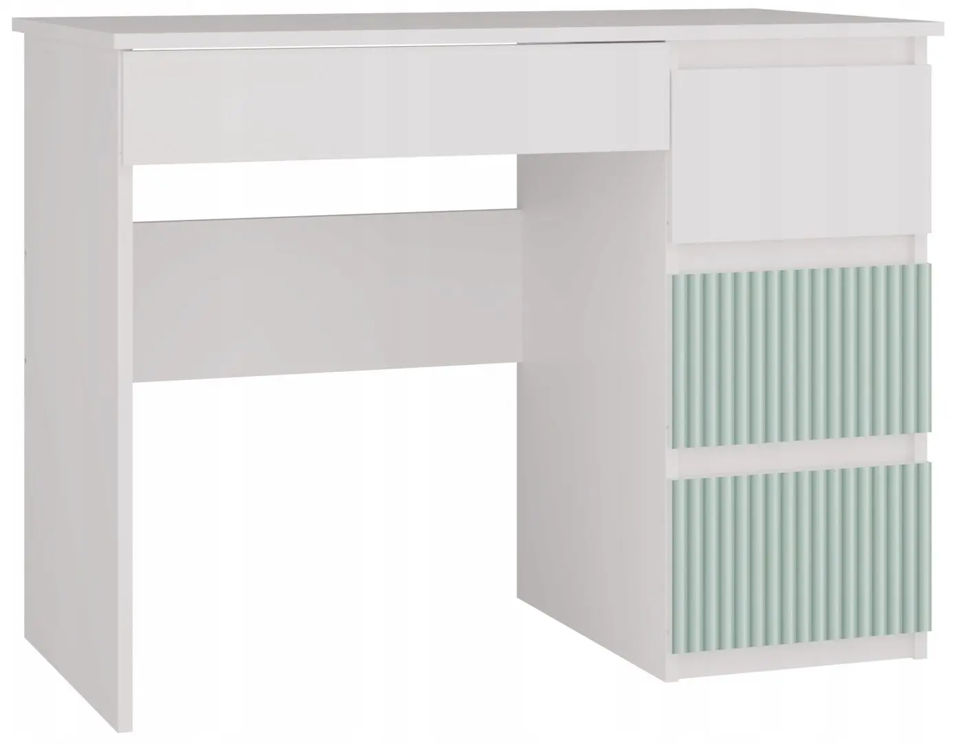 Masa de birou TopEshop Mijas Arteso Right (White/Mint)