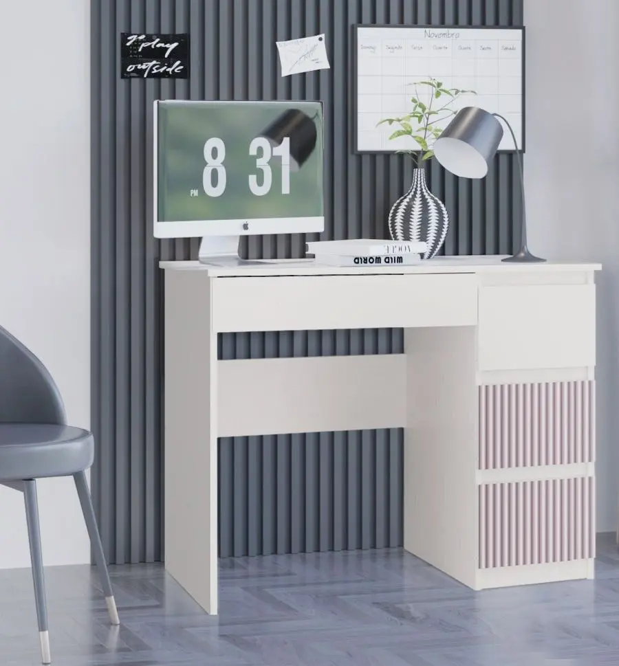 Письменный стол TopEshop Mijas Arteso Right (White/Pink)