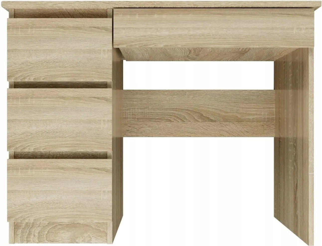 Masa de birou TopEshop Mijas Left (Sonoma Oak)