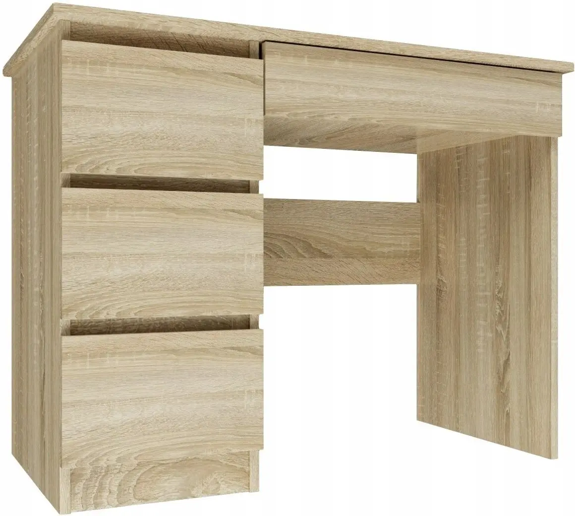 Masa de birou TopEshop Mijas Left (Sonoma Oak)