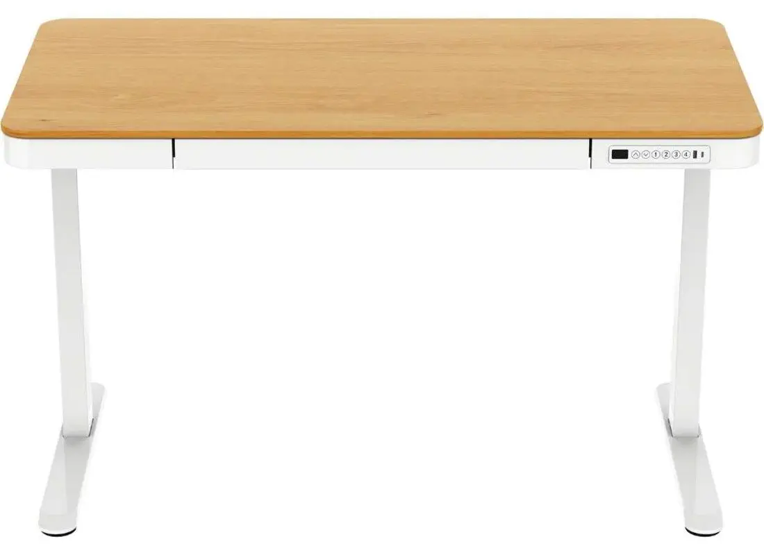 Письменный стол регулируемый Tuckano ET119W-C 60x120 (White/Oak)