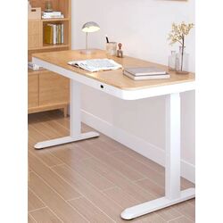 Письменный стол регулируемый Tuckano ET119W-C 60x120 (White/Oak) Thumb