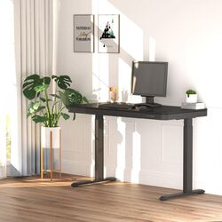 Masa de birou reglabila Tuckano ET119W-C BK 60x120 (Black)