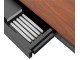 Masa de birou Tuckano ET119W-C (Black/Walnut)