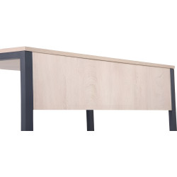 Masa de birou Pluto 1380 (Graphite/Oak) Thumb