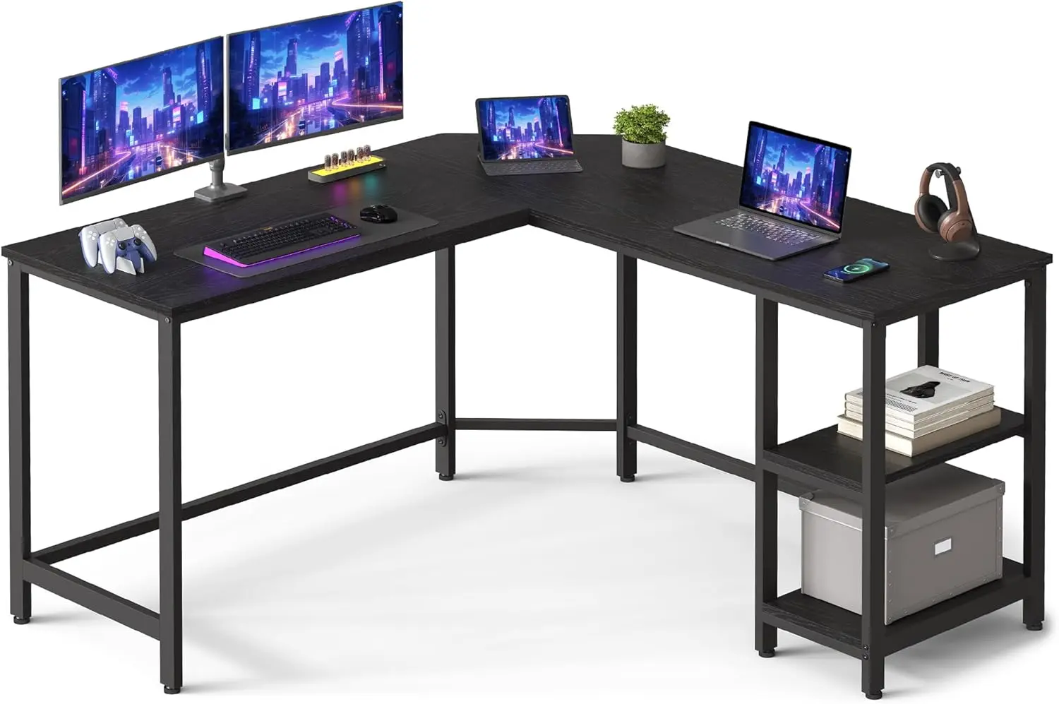 Masa de birou Vasagle LWD072B56 (Black)