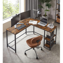 Письменный стол Vasagle LWD72X (Rustic Brown/Black)